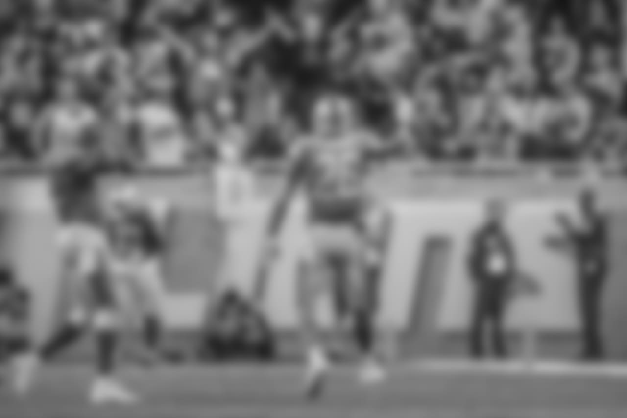 Detroit Lions cornerback DeShawn Shead (26) celebrates a stop during a NFL football game against the Green Bay Packers on Sunday, Oct. 7, 2018 in Detroit.