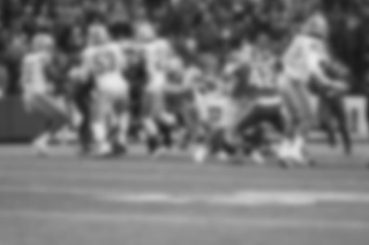 Detroit Lions defensive back Quandre Diggs (28) returns a punt during a NFL football game against the Buffalo Bills on Sunday, Dec. 16, 2018 in Orchard Park, N.Y. (Detroit Lions via AP).