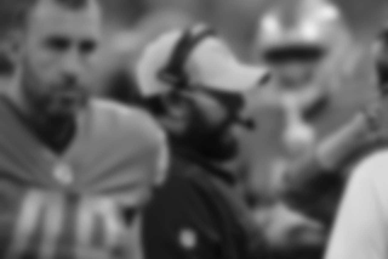 Detroit Lions head coach Matt Patricia during a NFL football game against the New England Patriots on Sunday, Sept. 23, 2018 in Detroit. (Detroit Lions via AP).