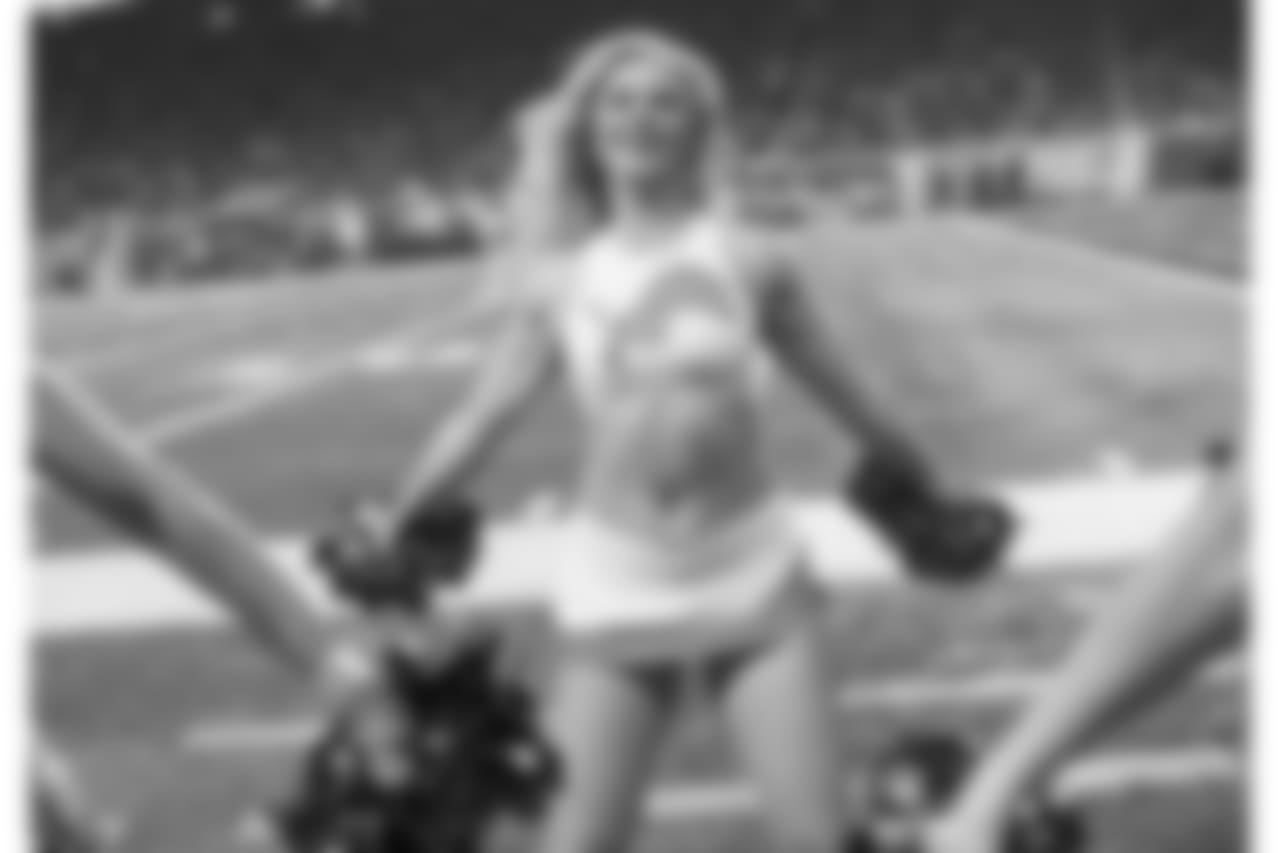 Detroit Lions Cheerleaders during a NFL football game between the Detroit Lions and the Los Angeles Rams on Sunday, Dec. 2, 2018 in Detroit. (Detroit Lions via AP).