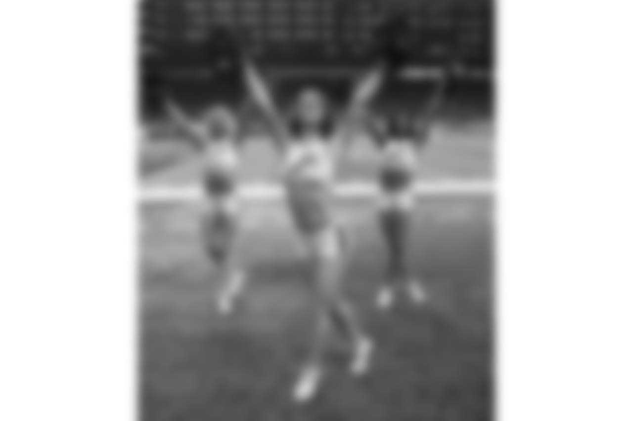 Detroit Lions Cheerleaders during a NFL football game between the Detroit Lions and the Los Angeles Rams on Sunday, Dec. 2, 2018 in Detroit. (Detroit Lions via AP).