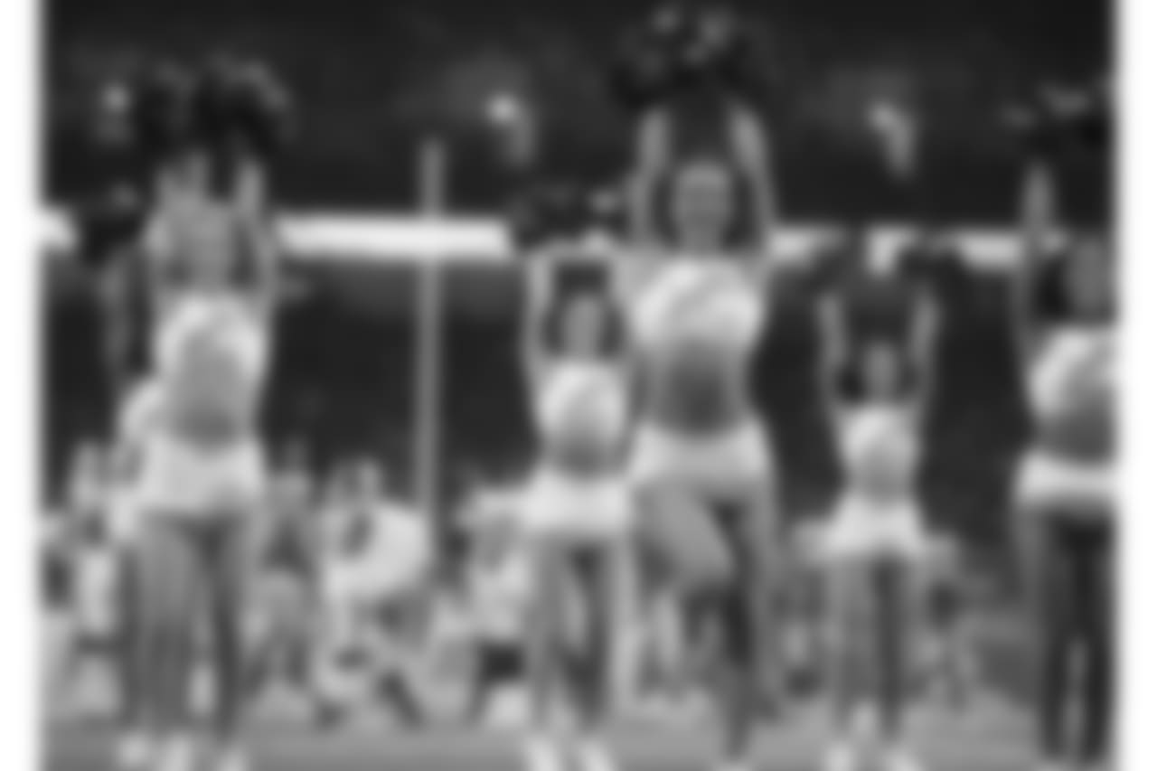 Detroit Lions Cheerleaders during a NFL football game between the Detroit Lions and the Los Angeles Rams on Sunday, Dec. 2, 2018 in Detroit. (Detroit Lions via AP).