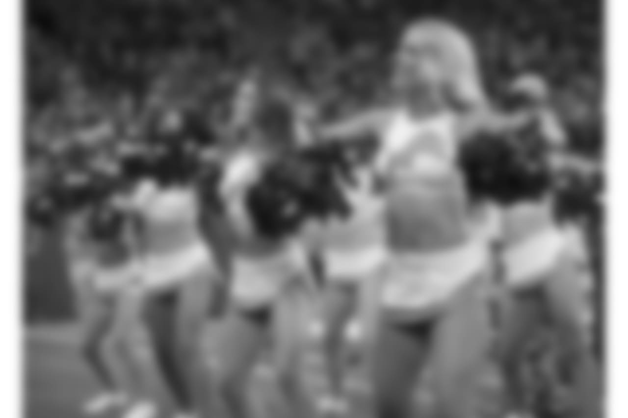 Detroit Lions Cheerleaders during a NFL football game between the Detroit Lions and the Los Angeles Rams on Sunday, Dec. 2, 2018 in Detroit. (Detroit Lions via AP).