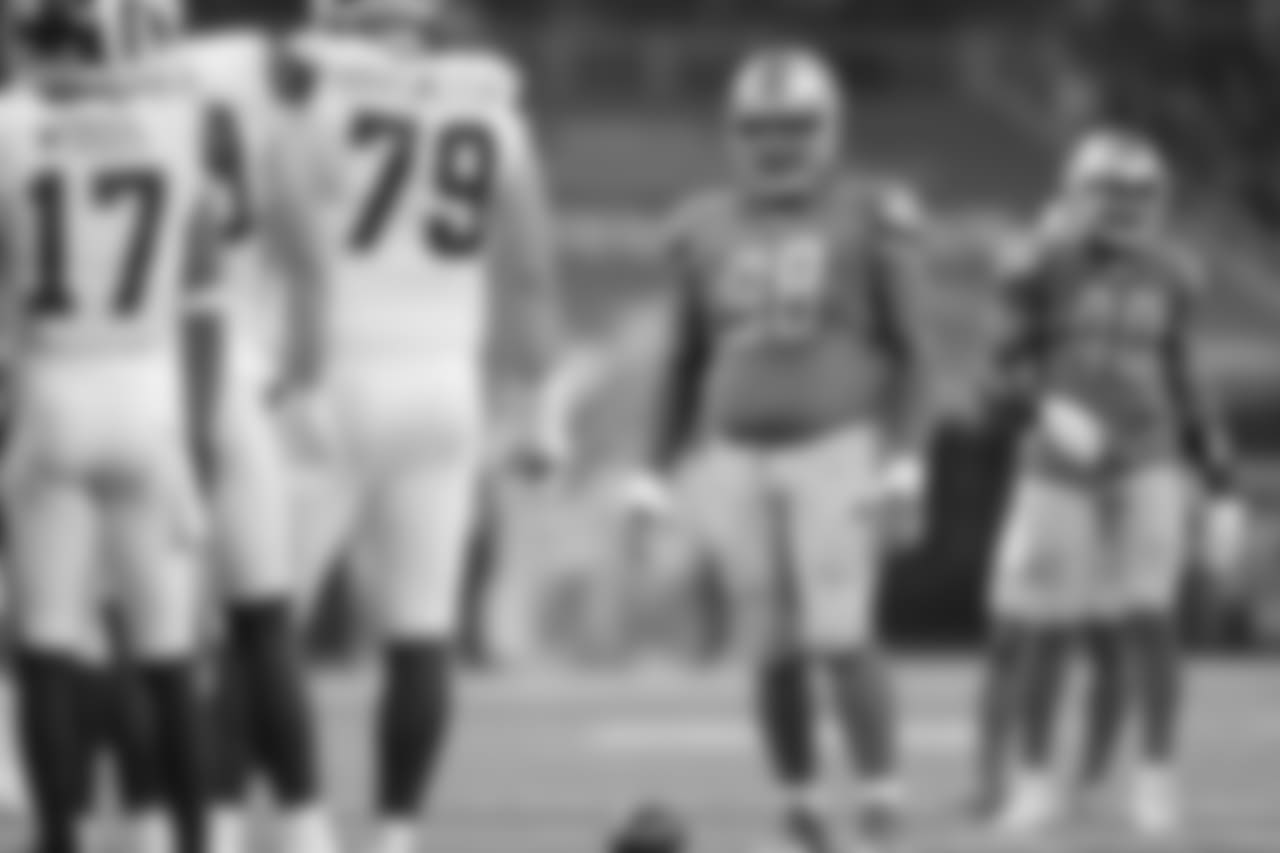 Detroit Lions defensive tackle Damon Harrison (98) during a NFL football game against the Los Angeles Rams on Sunday, Dec. 2, 2018 in Detroit. (Detroit Lions via AP).