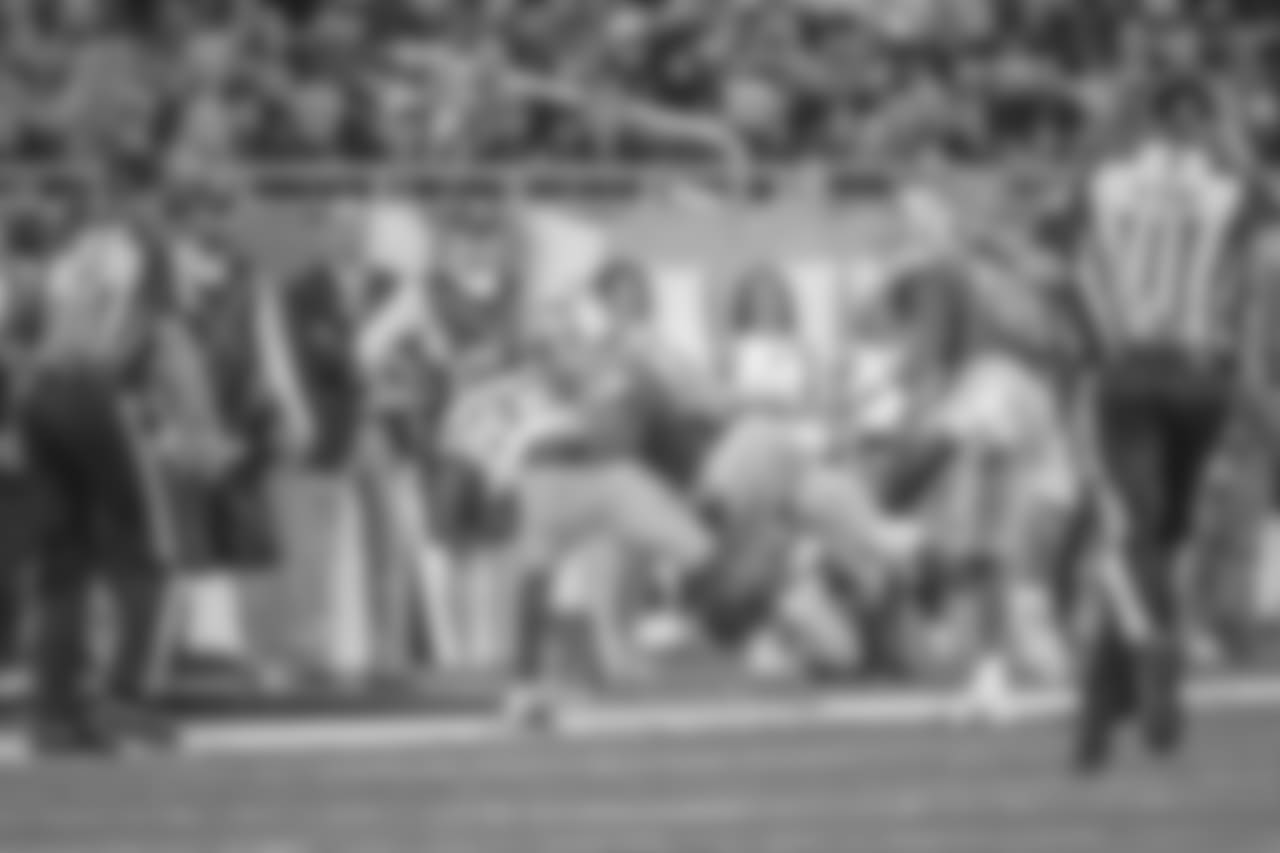 Detroit Lions linebacker Jarrad Davis (40) during a NFL football game against the Green Bay Packers on Sunday, Oct. 7, 2018 in Detroit.