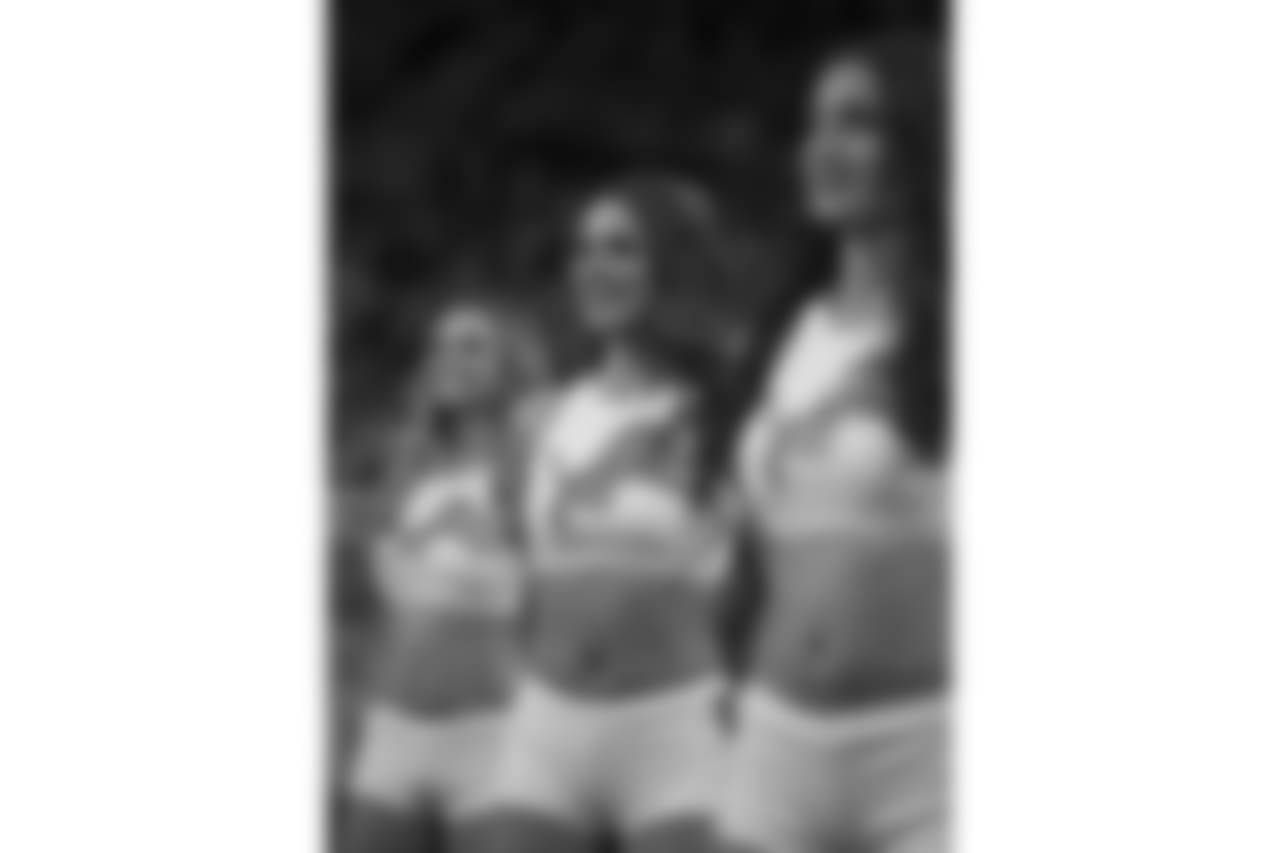 Detroit Lions Cheerleaders during a NFL football game between the Detroit Lions and the Los Angeles Rams on Sunday, Dec. 2, 2018 in Detroit. (Detroit Lions via AP).