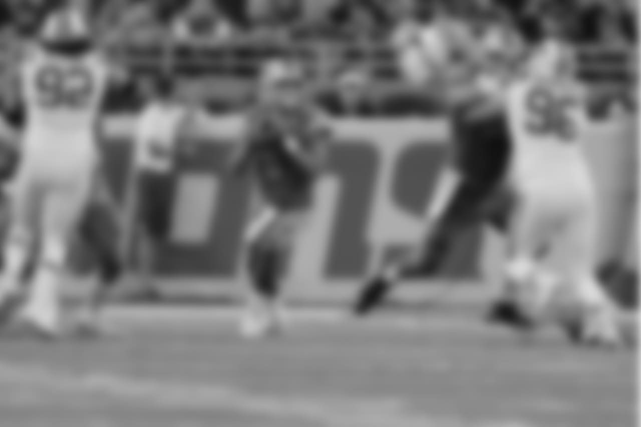 Detroit Lions quarterback Matthew Stafford (9) during a NFL football game against the New York Jets on Monday, Sept. 10, 2018 in Detroit. (Detroit Lions via AP).