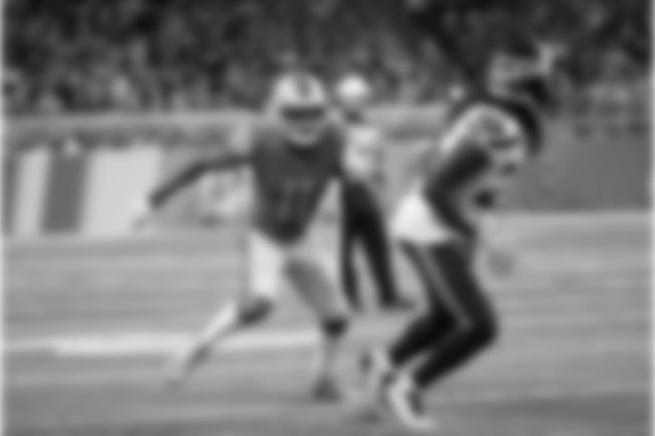Detroit Lions wide receiver Marvin Jones Jr. (11) runs a route during a NFL football game against the Seattle Seahawks on Sunday, Oct. 28, 2018 in Detroit. (Detroit Lions via AP).