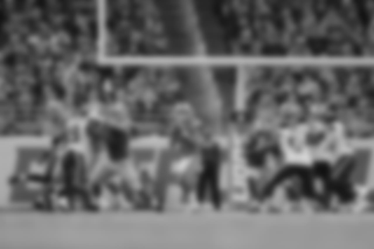 Detroit Lions quarterback Matthew Stafford (9) during a NFL football game against the Seattle Seahawks on Sunday, Oct. 28, 2018 in Detroit. (Detroit Lions via AP).