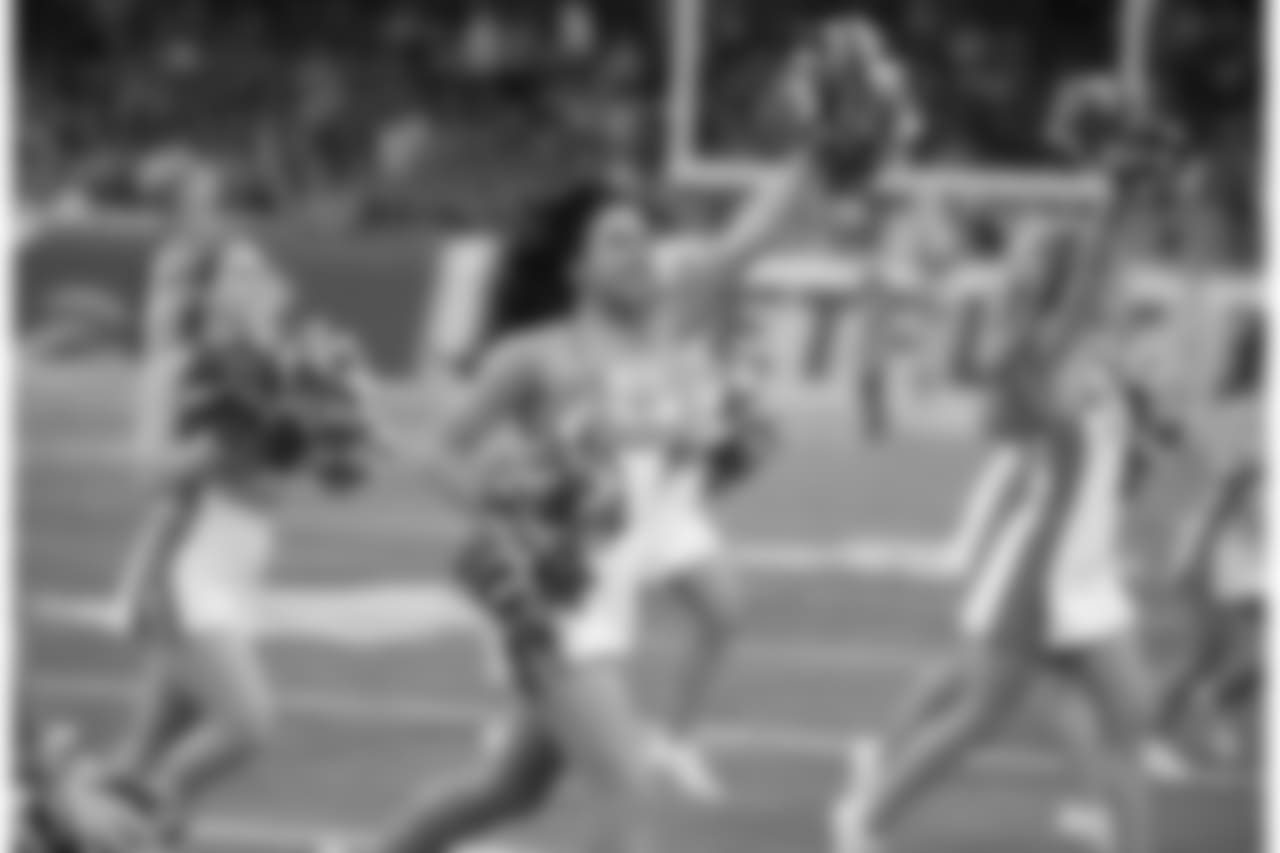 Detroit Lions cheerleaders during a NFL football game against the Carolina Panthers on Sunday, Nov. 18, 2018 in Detroit. (Detroit Lions via AP).