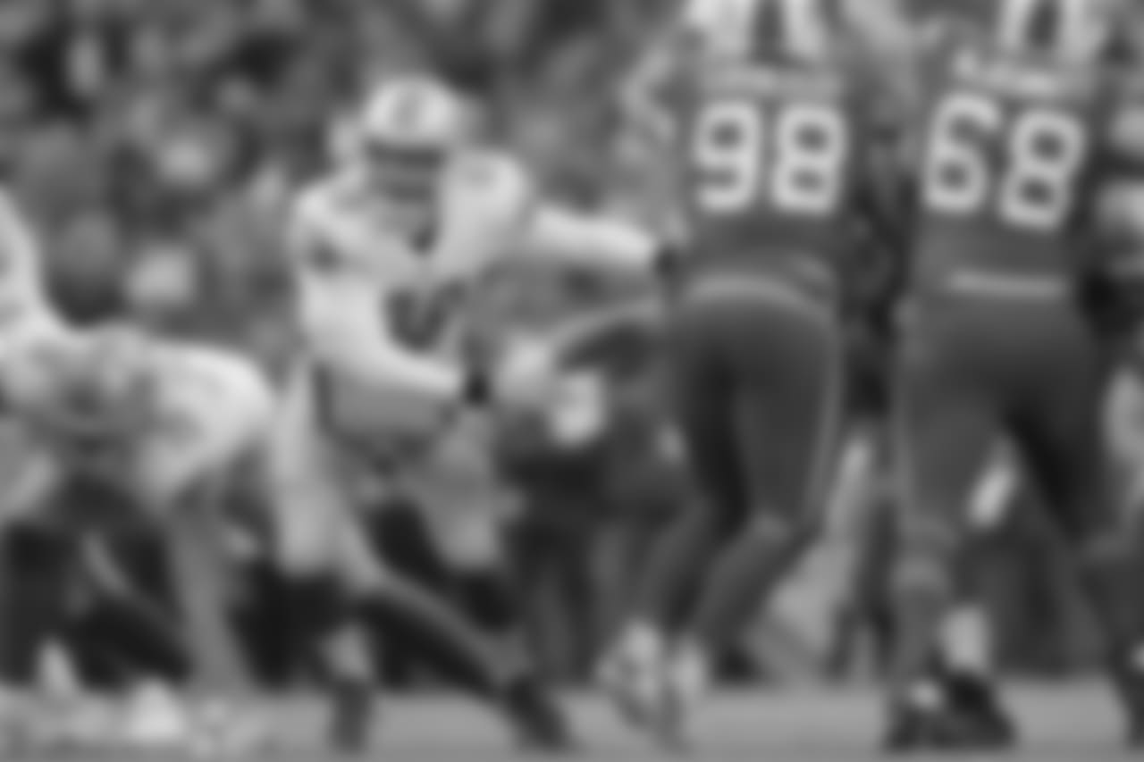 Detroit Lions long snapper Don Muhlbach (48) during a NFL football game against the Buffalo Bills on Sunday, Dec. 16, 2018 in Orchard Park, N.Y. (Detroit Lions via AP).