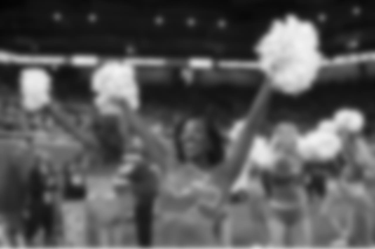 Detroit Lions Cheerleaders during a NFL football game between the Detroit Lions and the Chicago Bears on Thursday, Nov. 22, 2018 in Detroit. (Detroit Lions via AP).