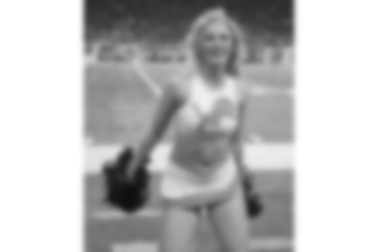 Detroit Lions Cheerleaders during a NFL football game between the Detroit Lions and the Los Angeles Rams on Sunday, Dec. 2, 2018 in Detroit. (Detroit Lions via AP).