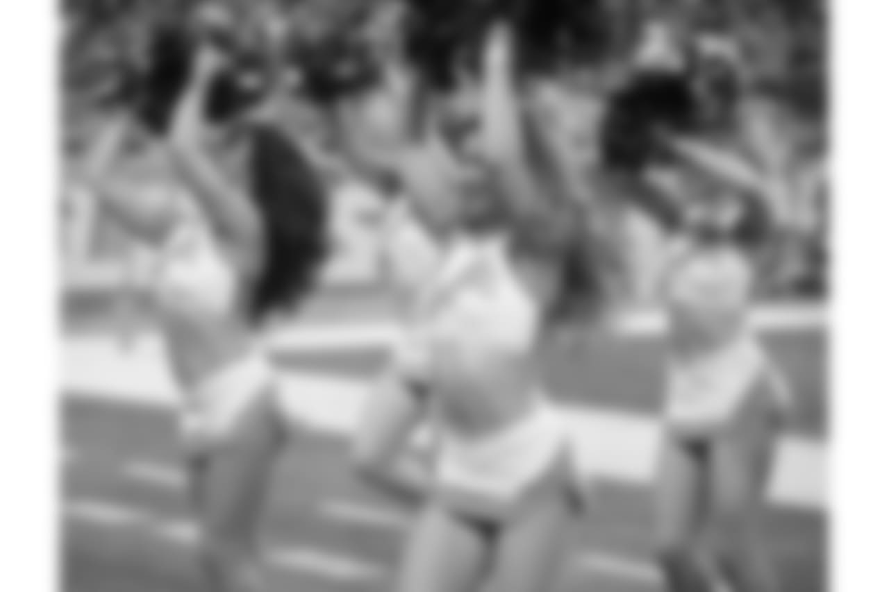 Detroit Lions Cheerleaders during a NFL football game between the Detroit Lions and the Los Angeles Rams on Sunday, Dec. 2, 2018 in Detroit. (Detroit Lions via AP).