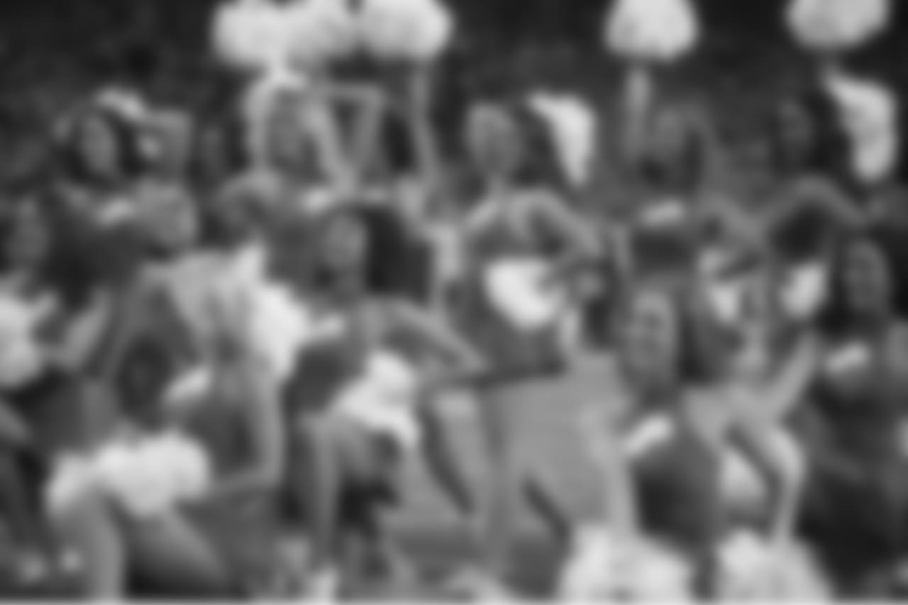 Detroit Lions Cheerleaders during a NFL football game between the Detroit Lions and the Chicago Bears on Thursday, Nov. 22, 2018 in Detroit. (Detroit Lions via AP).