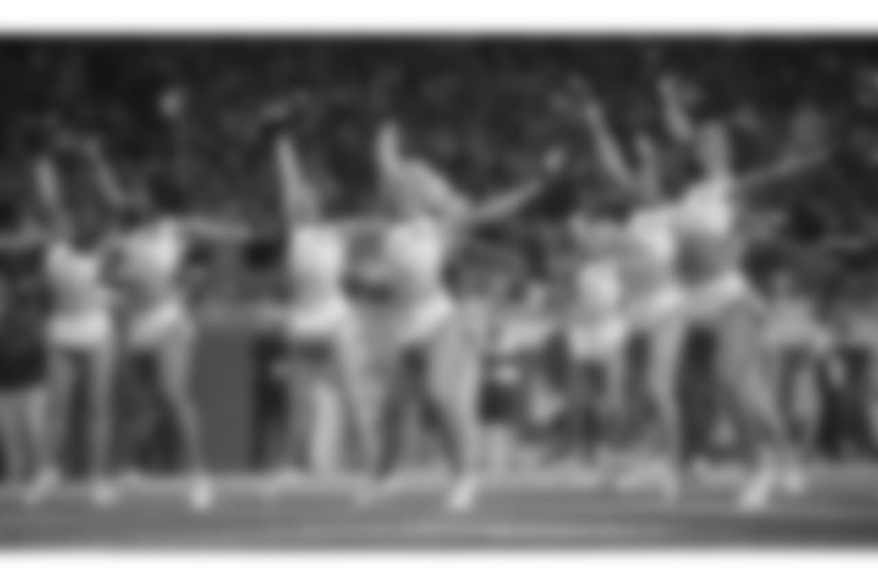 Detroit Lions Cheerleaders during a NFL football game between the Detroit Lions and the Los Angeles Rams on Sunday, Dec. 2, 2018 in Detroit. (Detroit Lions via AP).