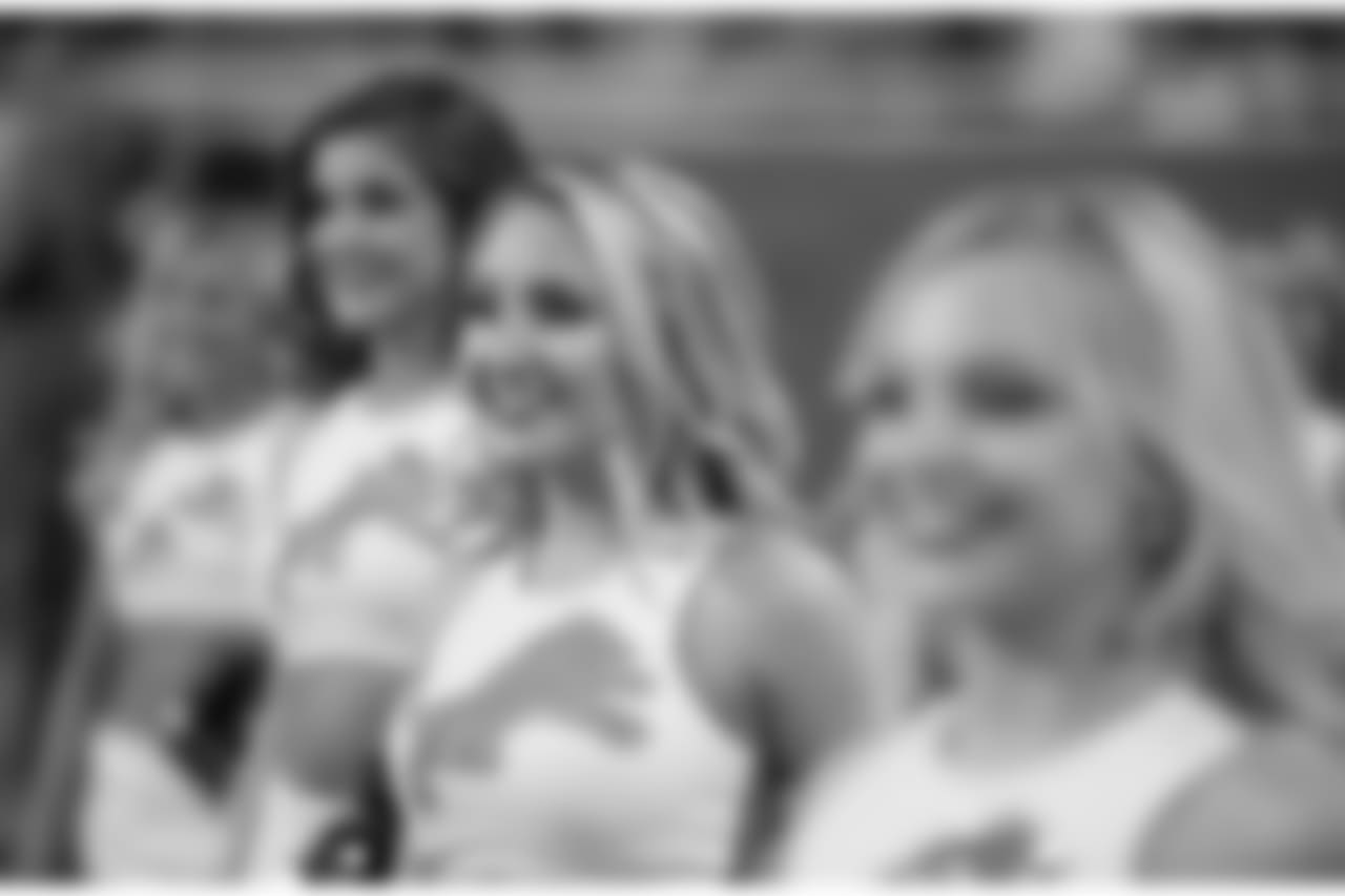 Detroit Lions Cheerleaders during a NFL football game between the Detroit Lions and the Los Angeles Rams on Sunday, Dec. 2, 2018 in Detroit. (Detroit Lions via AP).
