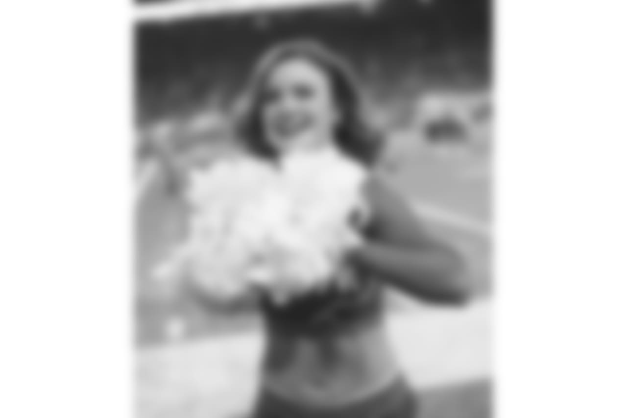 Detroit Lions Cheerleaders during a NFL football game against the Seattle Seahawks on Sunday, Oct. 28, 2018 in Detroit.