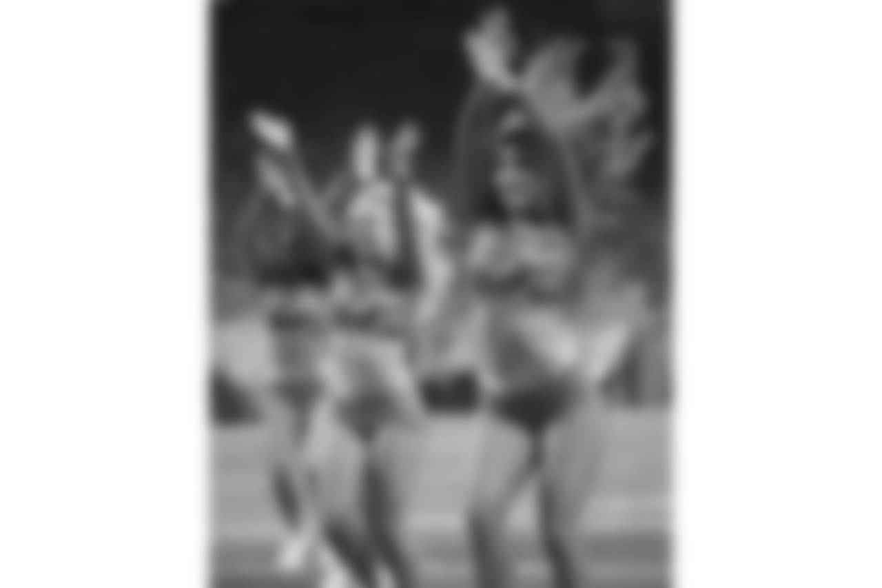 Detroit Lions Cheerleaders during a NFL football game between the Detroit Lions and the Chicago Bears on Thursday, Nov. 22, 2018 in Detroit. (Detroit Lions via AP).