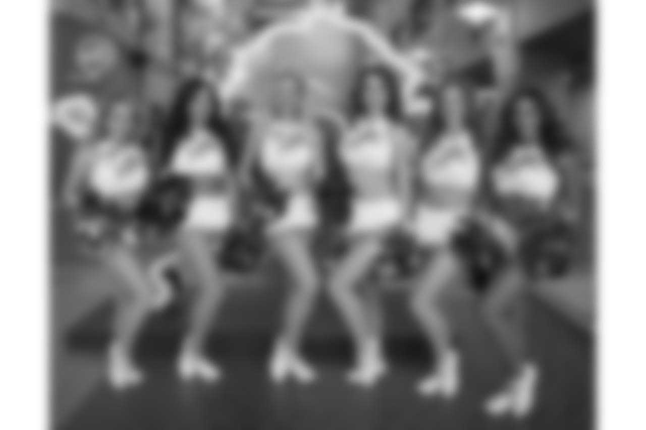 Detroit Lions Cheerleaders during a NFL football game between the Detroit Lions and the Los Angeles Rams on Sunday, Dec. 2, 2018 in Detroit. (Detroit Lions via AP).