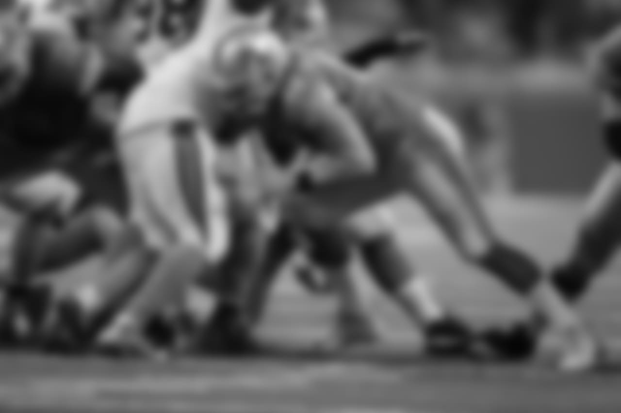 Detroit Lions long snapper Don Muhlbach (48) during a NFL football game against the Carolina Panthers on Sunday Oct. 8, 2017 in Detroit. (Detroit Lions via AP).
