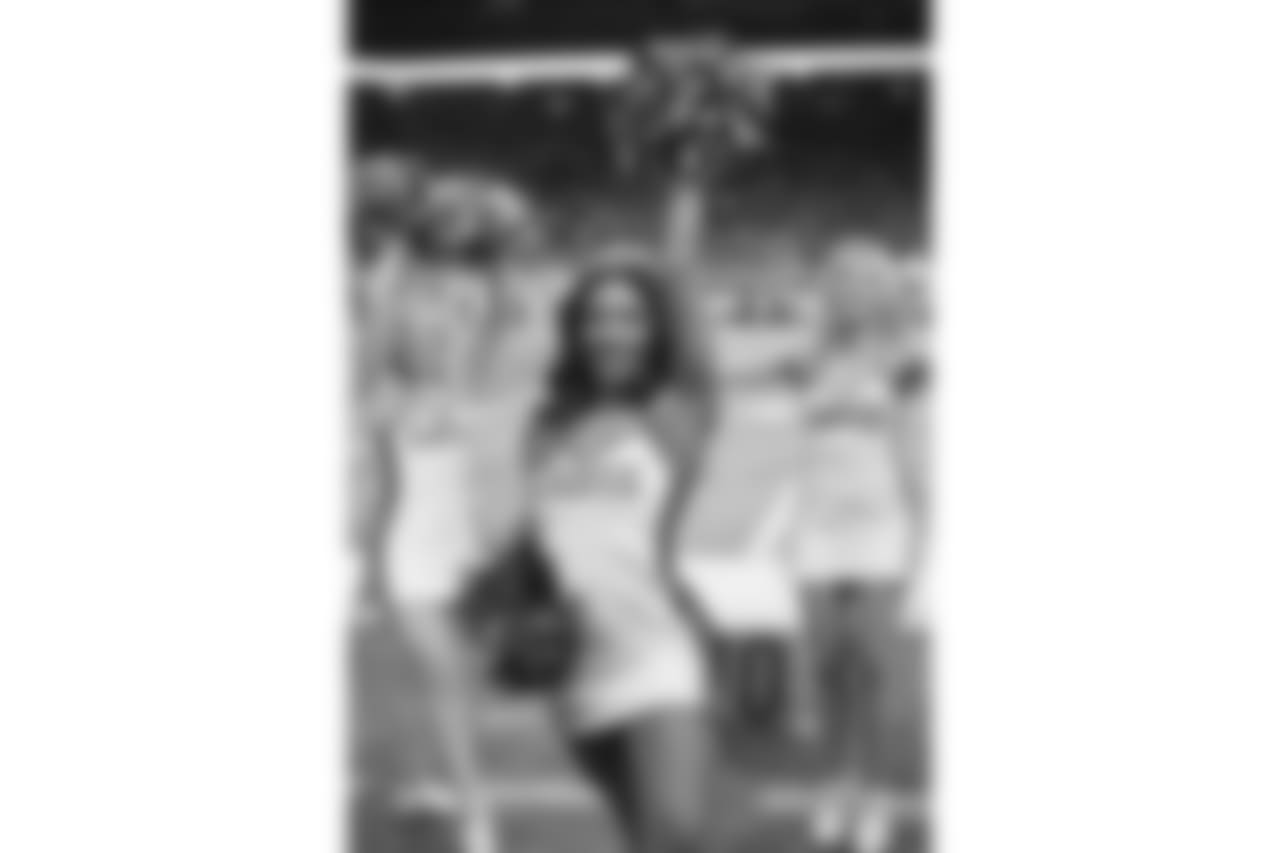 Detroit Lions cheerleaders during a NFL football game against the Carolina Panthers on Sunday, Nov. 18, 2018 in Detroit. (Detroit Lions via AP).