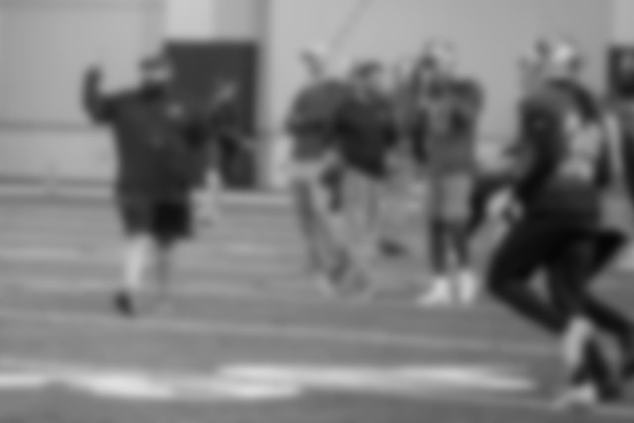 Detroit Lions head coach Matt Patricia during practice at the Detroit Lions training facility on Thursday, Dec. 20, 2018 in Allen Park, Mich. (Detroit Lions via AP)