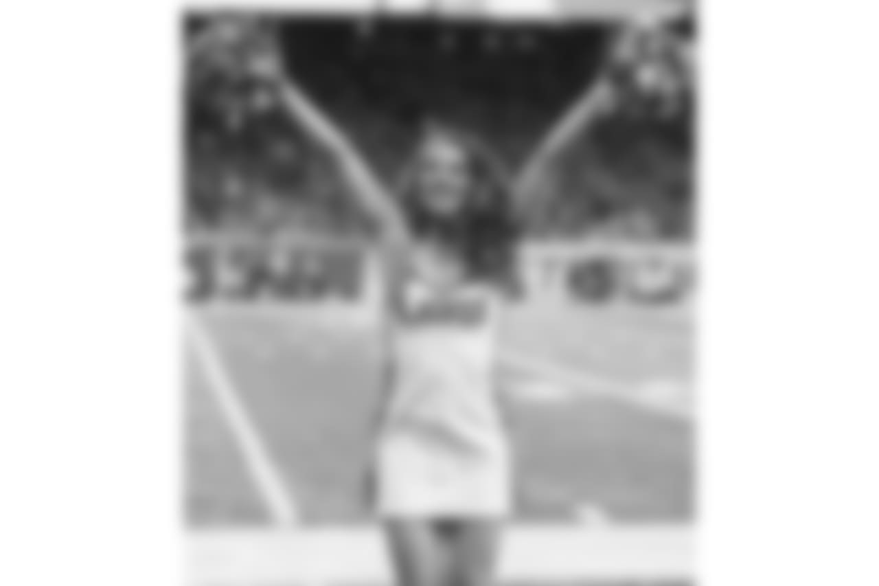 Detroit Lions cheerleaders during a NFL football game against the Carolina Panthers on Sunday, Nov. 18, 2018 in Detroit. (Detroit Lions via AP).
