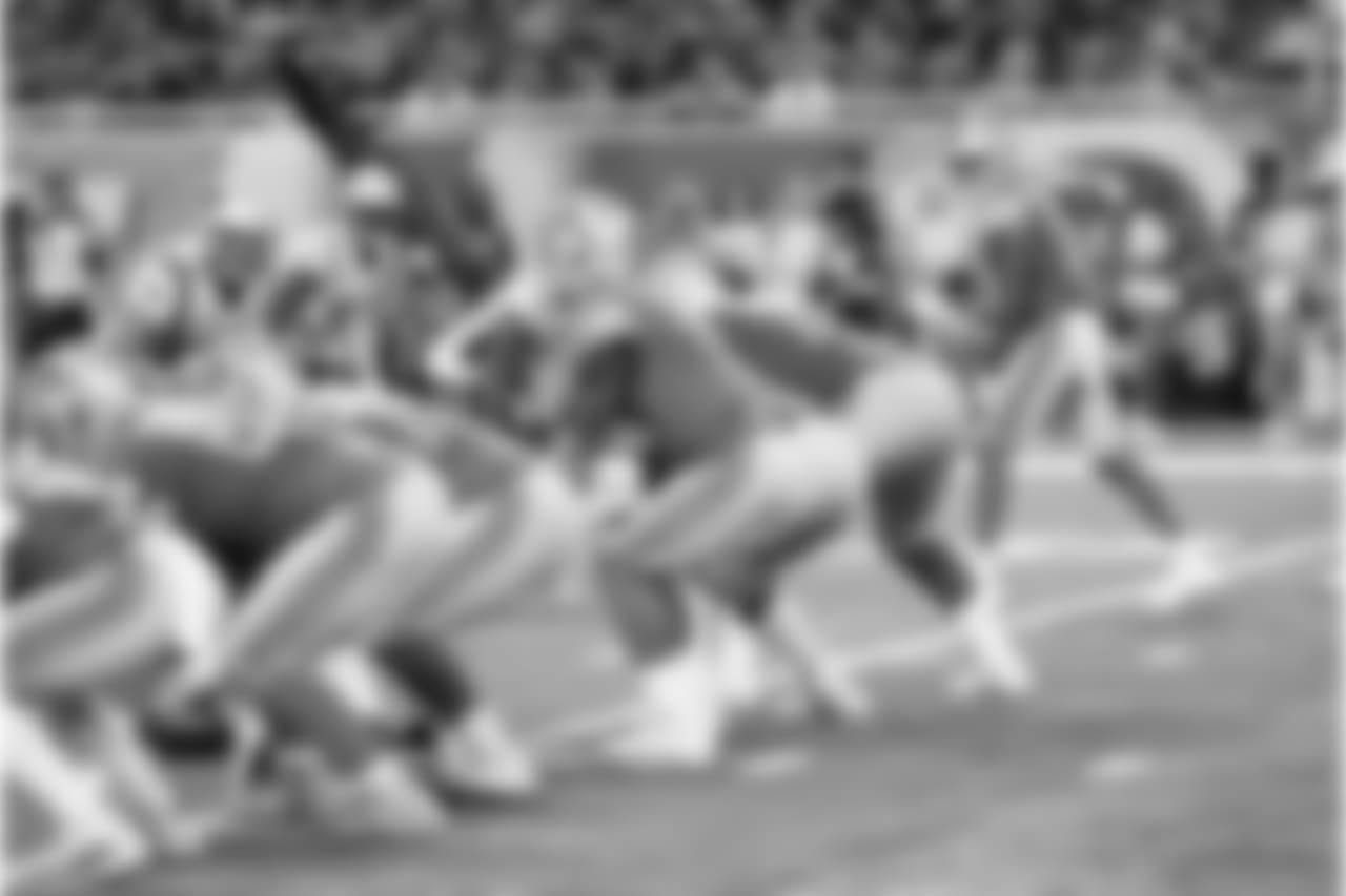 Detroit Lions quarterback Matthew Stafford (9) at the line of scrimmage during a NFL football game against the New England Patriots on Sunday, Sept. 23, 2018 in Detroit. (Detroit Lions via AP).