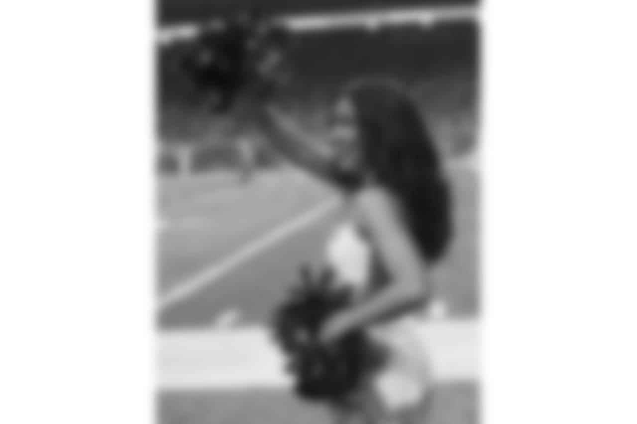 Detroit Lions Cheerleaders during a NFL football game between the Detroit Lions and the Los Angeles Rams on Sunday, Dec. 2, 2018 in Detroit. (Detroit Lions via AP).