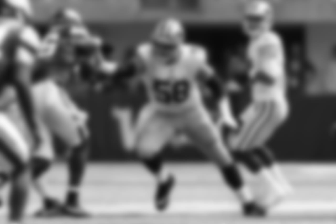 **C Weston Richburg**
Backed up by Erik Magnuson
