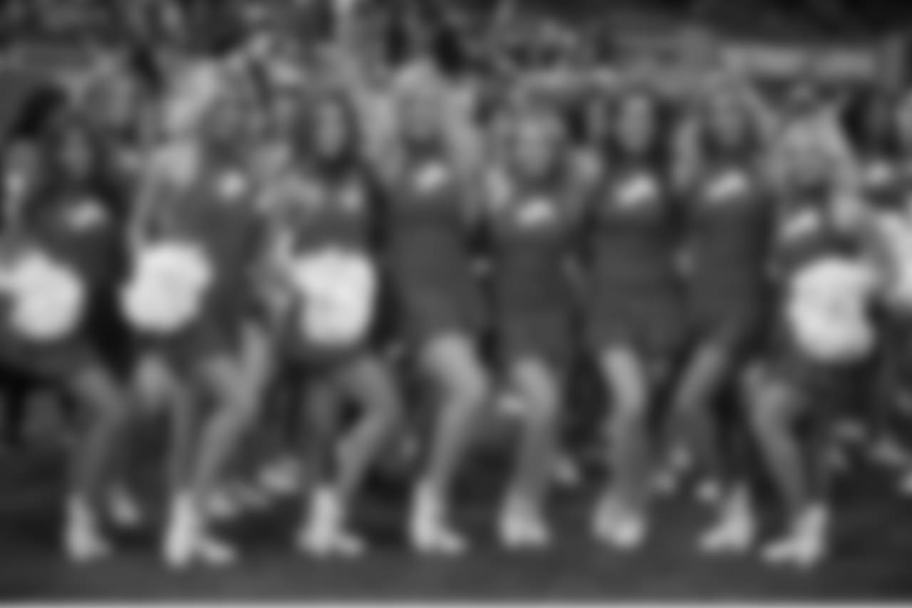 Detroit Lions Cheerleaders during a NFL football game between the Detroit Lions and the Chicago Bears on Thursday, Nov. 22, 2018 in Detroit. (Detroit Lions via AP).