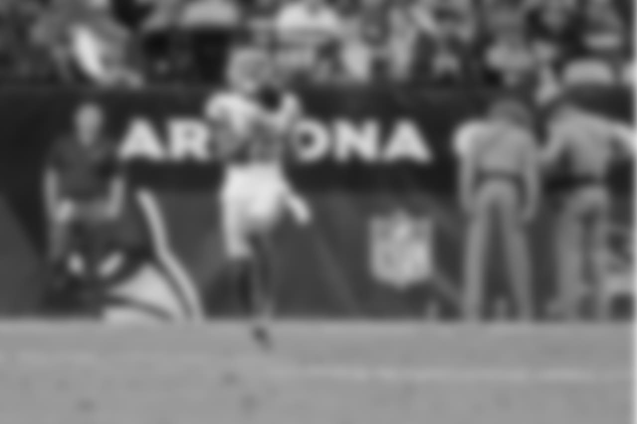 Detroit Lions defensive back Quandre Diggs (28) returns a punt during a NFL football game against the Arizona Cardinals on Sunday, Dec. 9, 2018 in Glendale, Ariz. (Detroit Lions via AP).