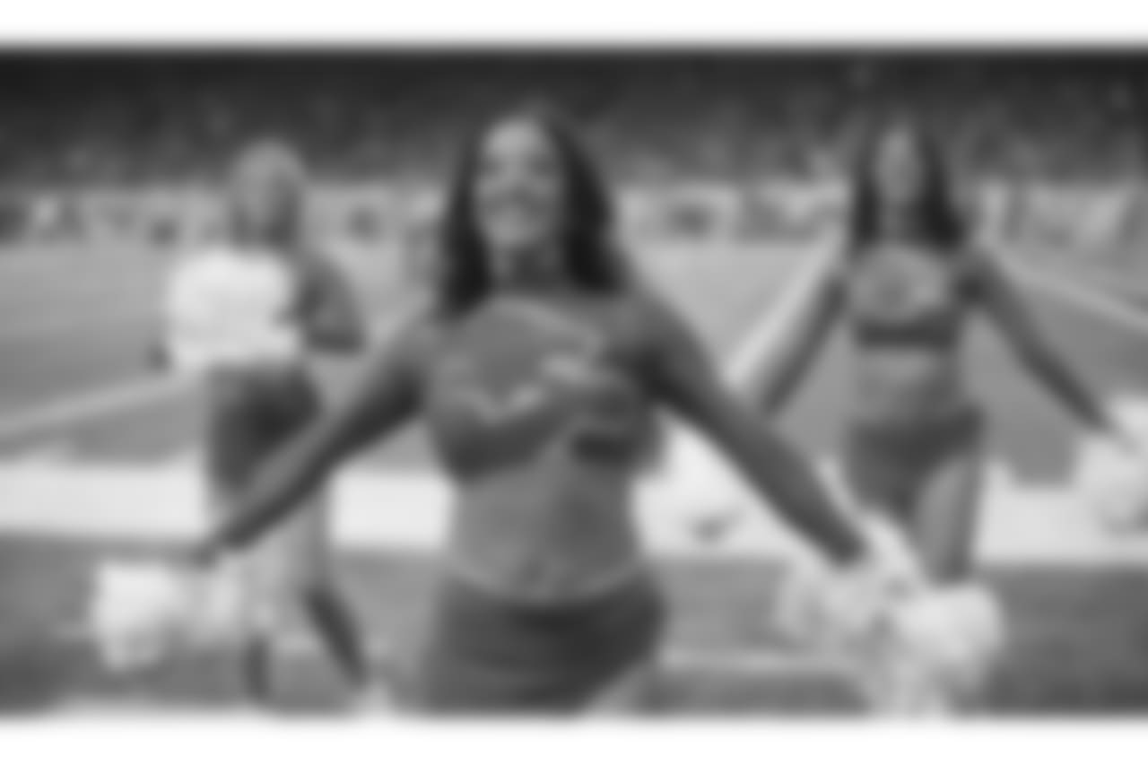 Detroit Lions Cheerleaders during a NFL football game against the Seattle Seahawks on Sunday, Oct. 28, 2018 in Detroit.