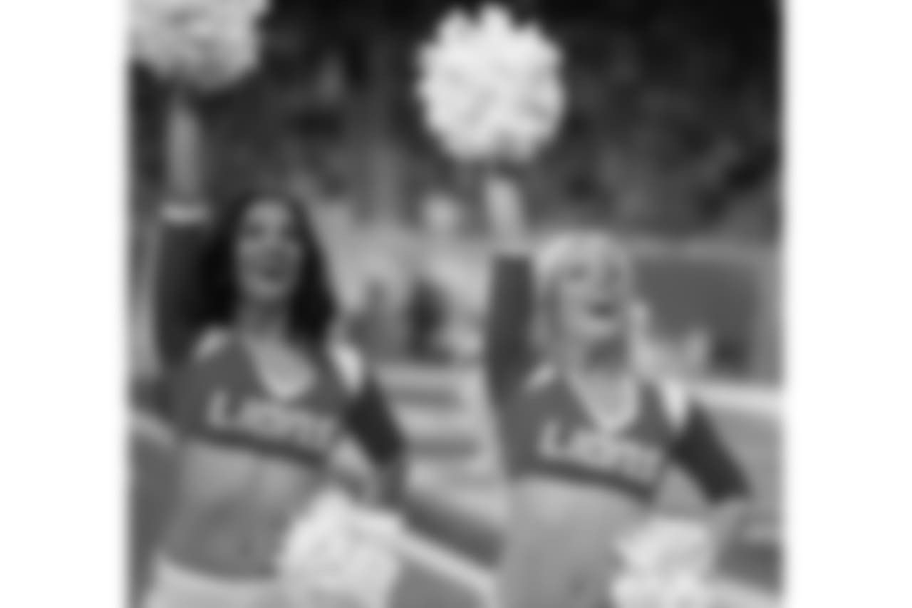 Detroit Lions Cheerleaders during a NFL football game between the Detroit Lions and the Chicago Bears on Thursday, Nov. 22, 2018 in Detroit. (Detroit Lions via AP).