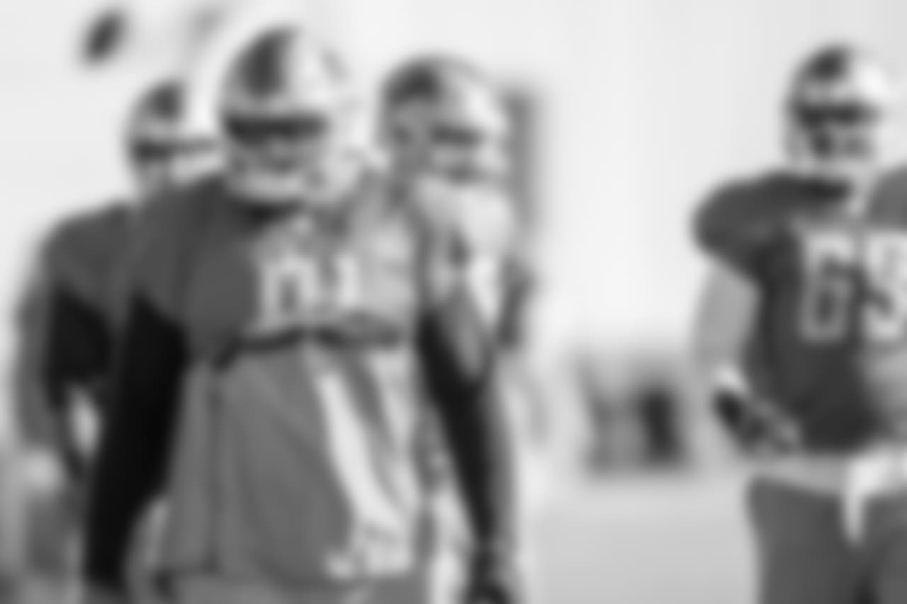 Detroit Lions defensive tackle A'Shawn Robinson (91) during practice at the Detroit Lions training facility on Wednesday, Dec. 19, 2018 in Allen Park, Mich. (Detroit Lions via AP)