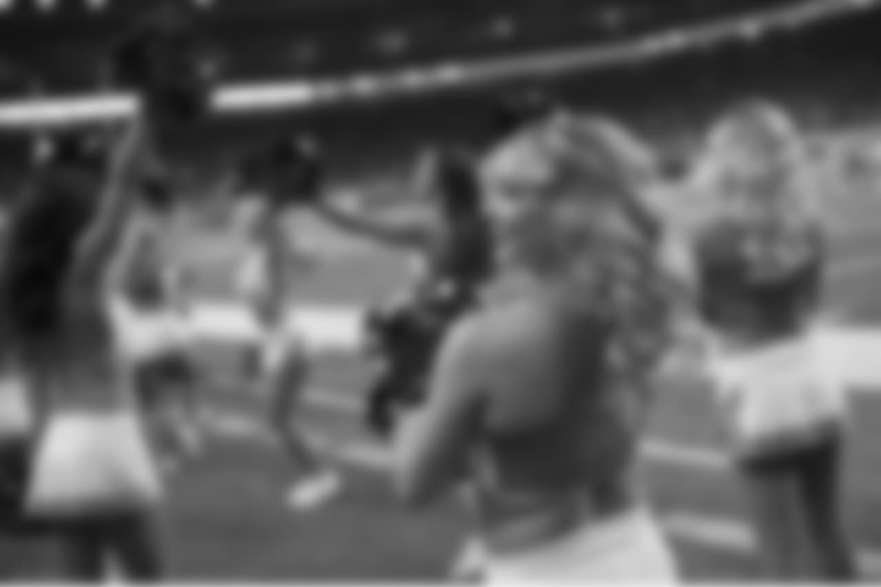 Detroit Lions Cheerleaders during a NFL football game between the Detroit Lions and the Los Angeles Rams on Sunday, Dec. 2, 2018 in Detroit. (Detroit Lions via AP).