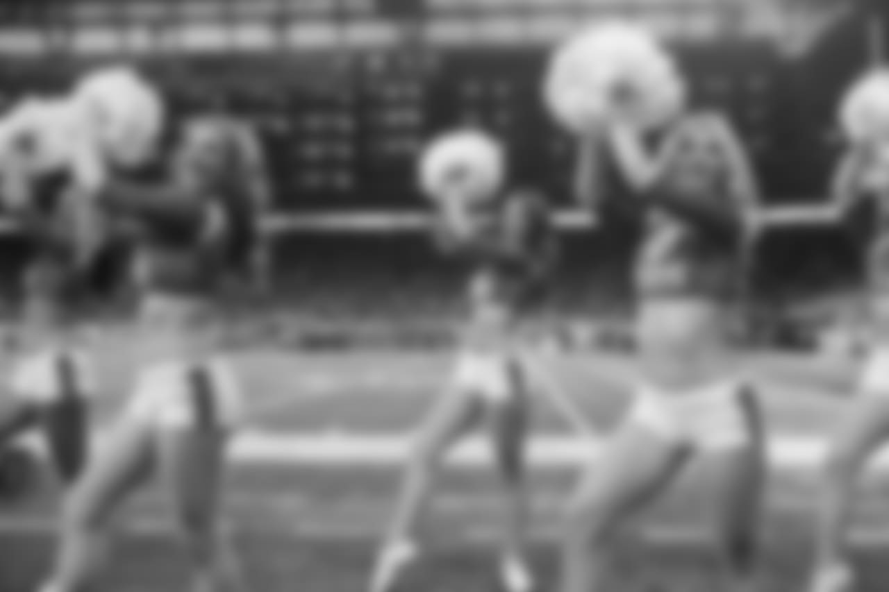 Detroit Lions Cheerleaders during a NFL football game between the Detroit Lions and the Chicago Bears on Thursday, Nov. 22, 2018 in Detroit. (Detroit Lions via AP).