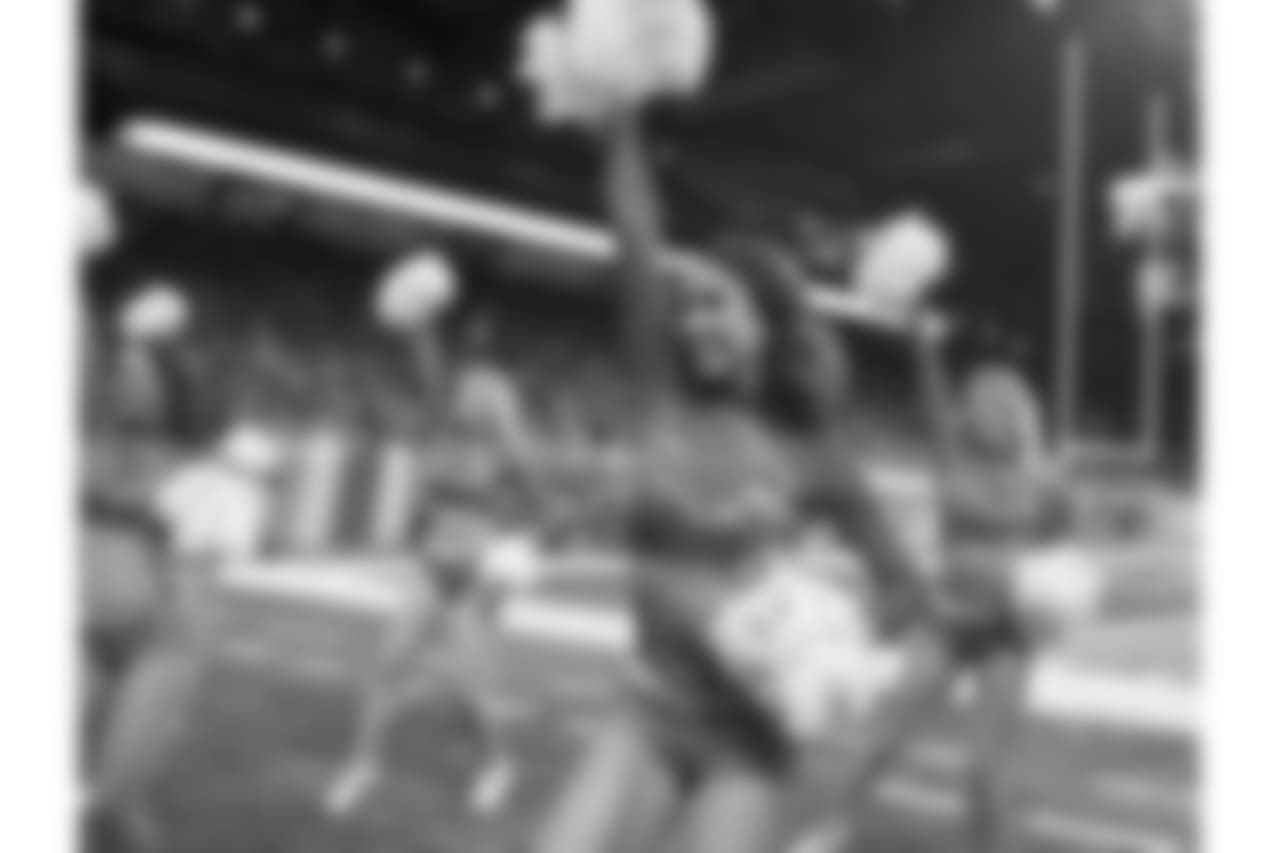 Detroit Lions Cheerleaders during a NFL football game between the Detroit Lions and the Chicago Bears on Thursday, Nov. 22, 2018 in Detroit. (Detroit Lions via AP).