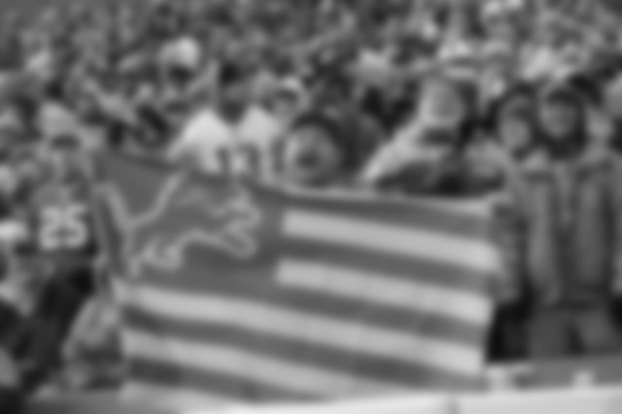 Detroit Lions fans during a NFL football game against the Buffalo Bills on Sunday, Dec. 16, 2018 in Orchard Park, N.Y. (Detroit Lions via AP).