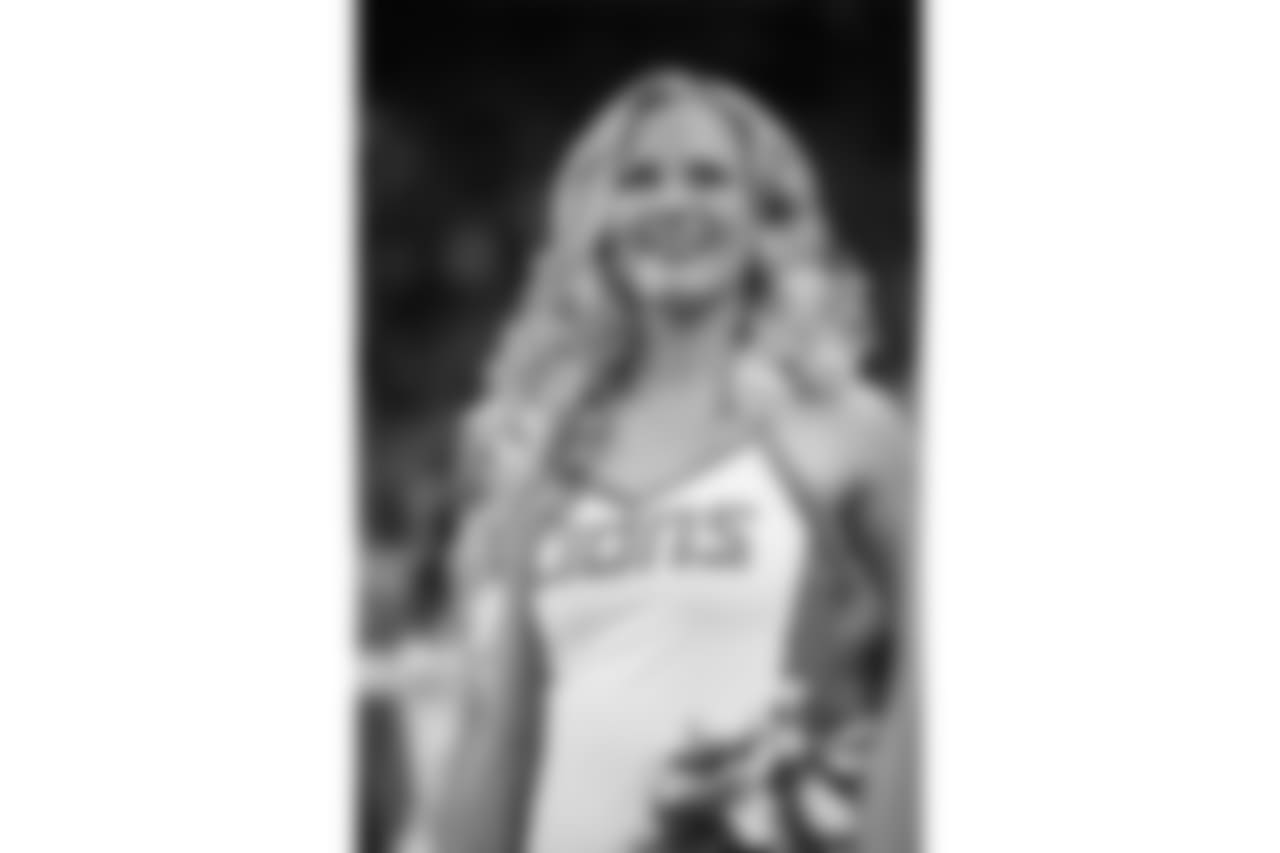 Detroit Lions cheerleaders during a NFL football game against the Carolina Panthers on Sunday, Nov. 18, 2018 in Detroit. (Detroit Lions via AP).