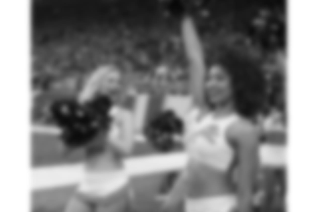 Detroit Lions Cheerleaders during a NFL football game between the Detroit Lions and the Los Angeles Rams on Sunday, Dec. 2, 2018 in Detroit. (Detroit Lions via AP).