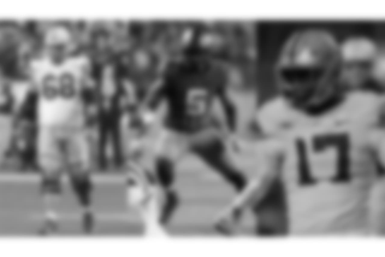 Lions T Taylor Decker and Dolphins LB Raekwon McMillan were teammates at Ohio State for two seasons from 2014-15. They were also teammates with Dolphins LB Jerome Baker at Ohio State during the 2015 season.