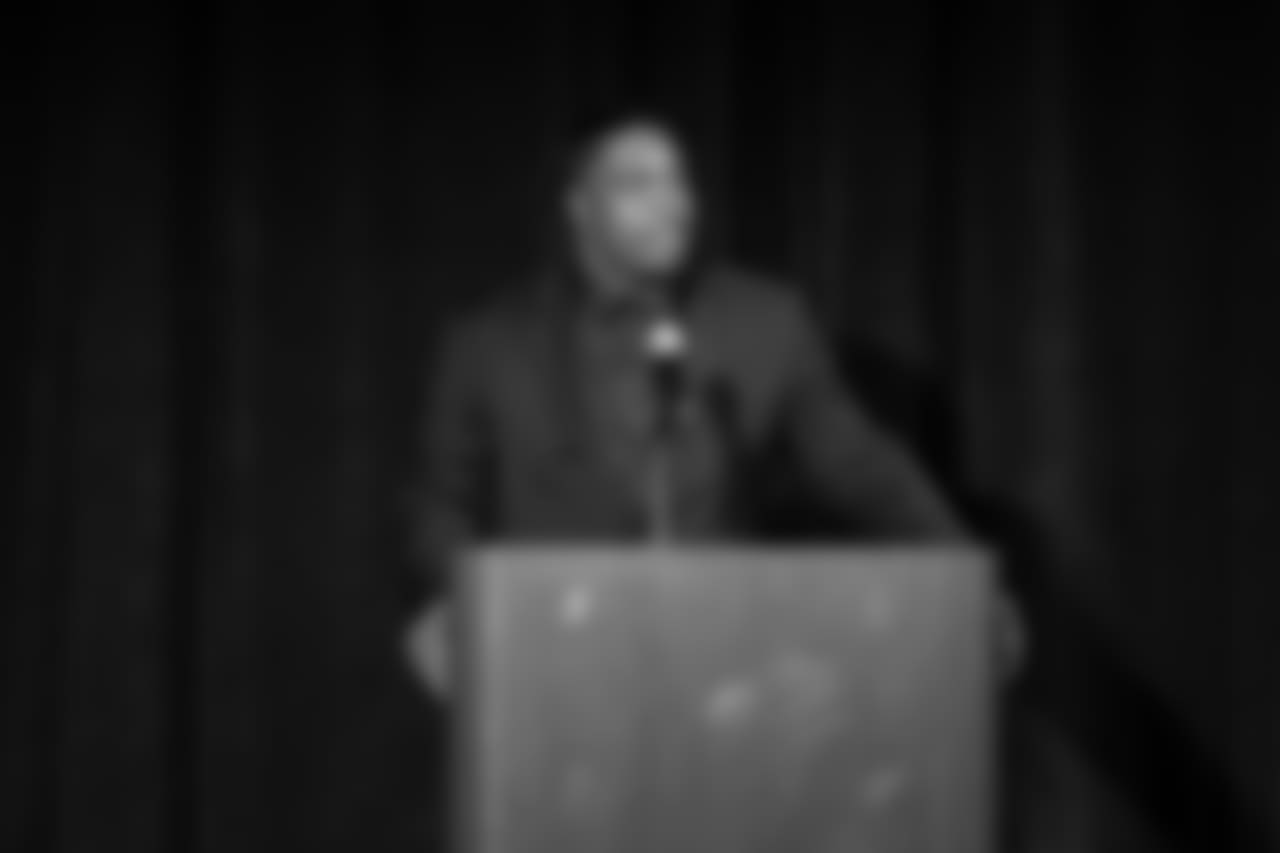 Kerry Hyder Jr. at the Courage House dinner on Monday, Oct. 29, 2018 in Detroit.