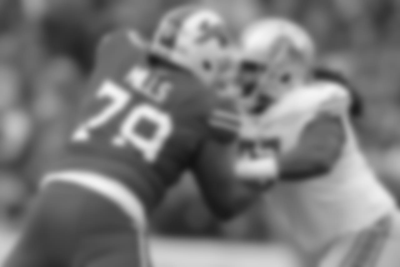 Detroit Lions defensive tackle Ricky Jean Francois (97) during a NFL football game against the Buffalo Bills on Sunday, Dec. 16, 2018 in Orchard Park, N.Y. (Detroit Lions via AP).