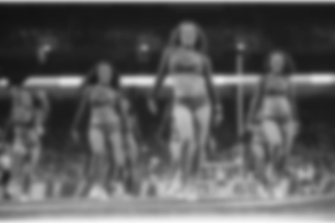 Detroit Lions Cheerleaders during a NFL football game between the Detroit Lions and the Chicago Bears on Thursday, Nov. 22, 2018 in Detroit. (Detroit Lions via AP).