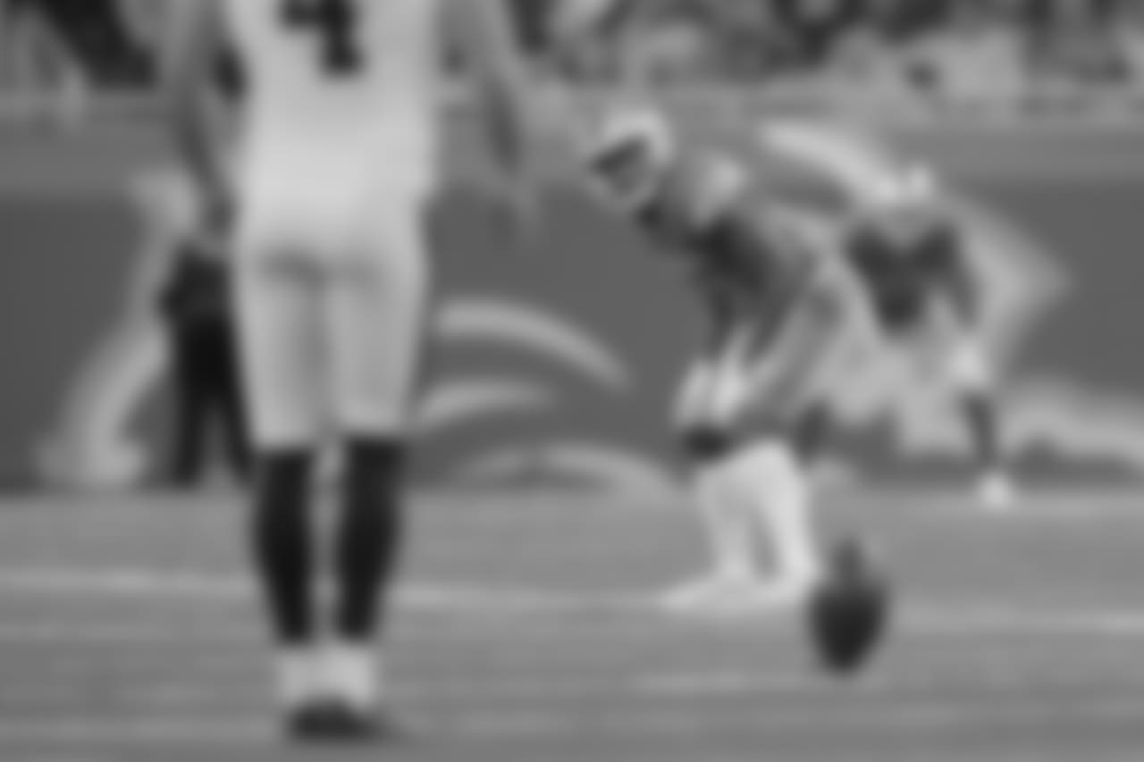 Detroit Lions safety Charles Washington (45) on special teams during a NFL football game against the Los Angeles Rams on Sunday, Dec. 2, 2018 in Detroit. (Detroit Lions via AP).