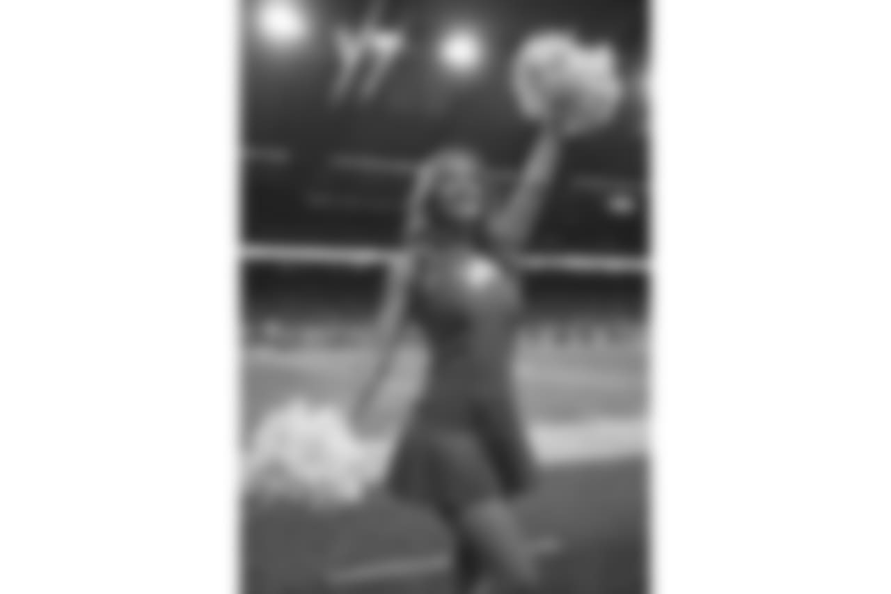 Detroit Lions Cheerleaders during a NFL football game between the Detroit Lions and the Chicago Bears on Thursday, Nov. 22, 2018 in Detroit. (Detroit Lions via AP).
