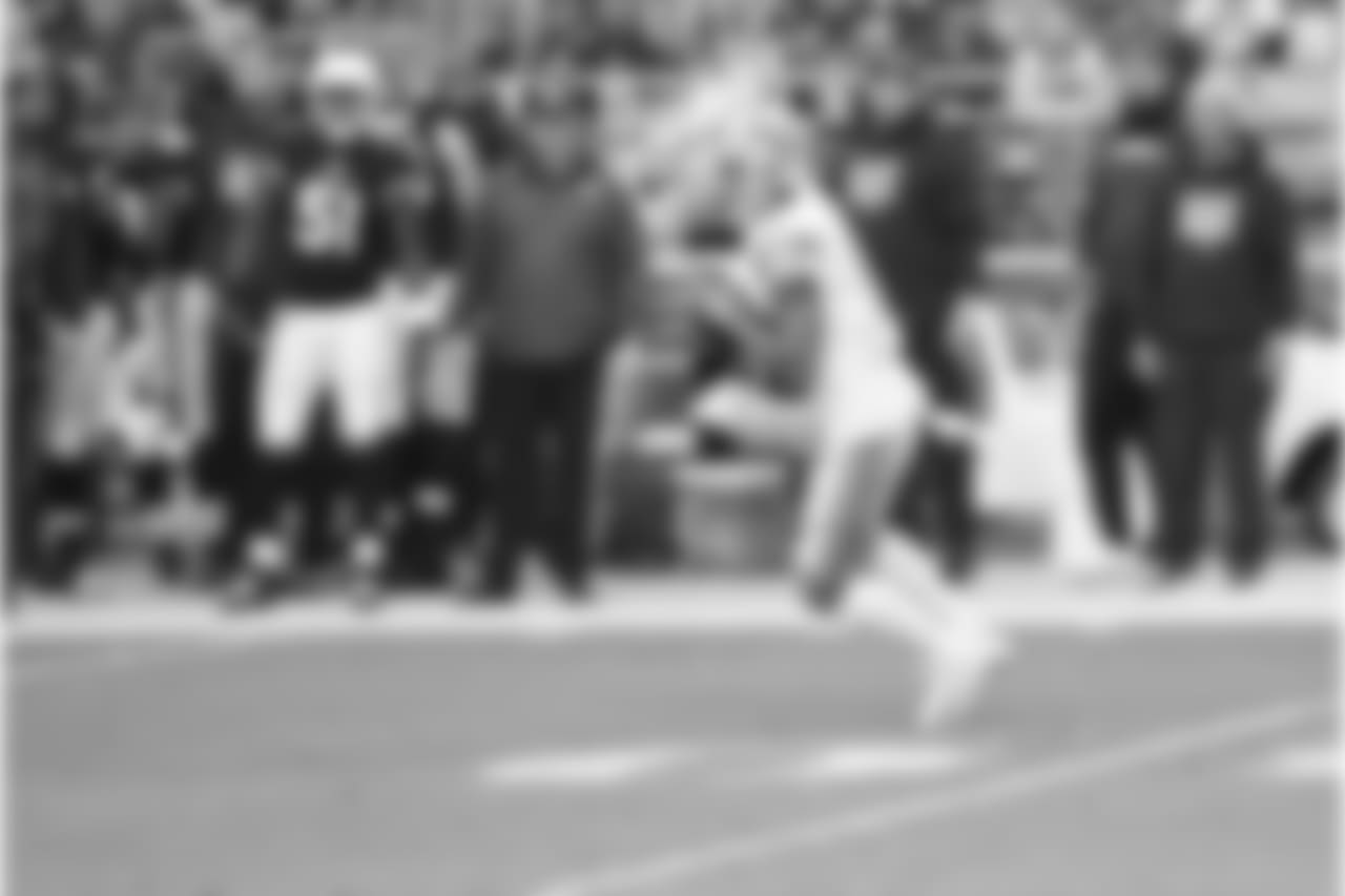 Detroit Lions wide receiver TJ Jones (13) returns a punt during a NFL football game against the Arizona Cardinals on Sunday, Dec. 9, 2018 in Glendale, Ariz. (Detroit Lions via AP).