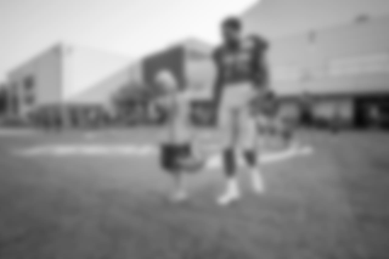 Detroit Lions cornerback DeShawn Shead (26) walks out to training camp practice on Tuesday, Aug. 14, 2018 in Allen Park, Mich. (Detroit Lions via AP)
